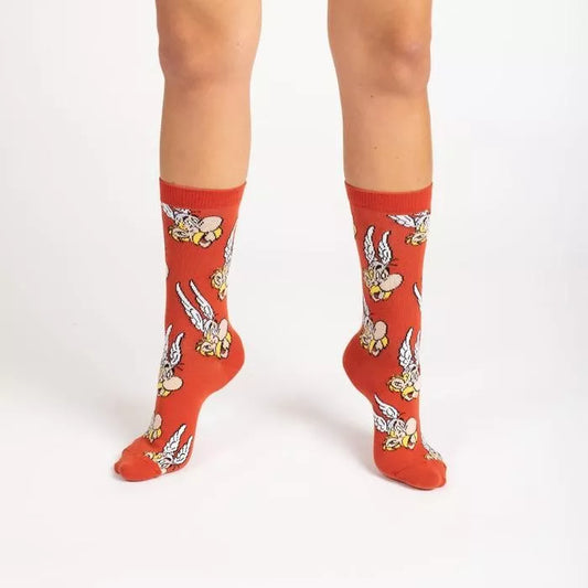 Chaussette Asterix rouge 