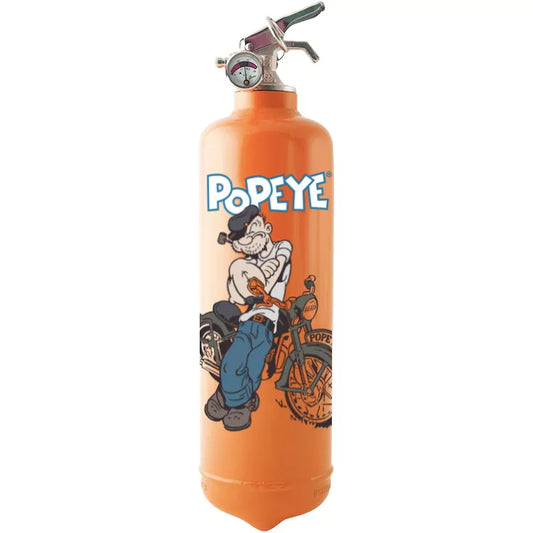 Extincteur Design Popeye Biker Orange