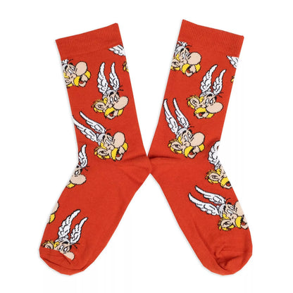 Zoom sur les chaussettes originales Astérix