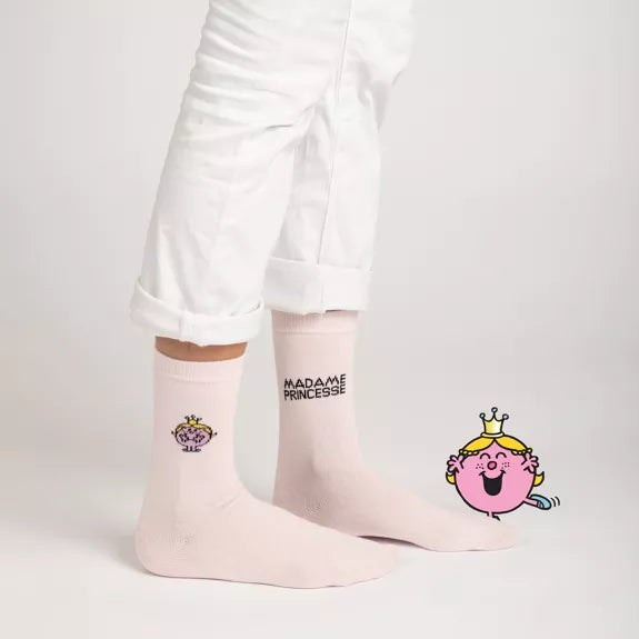 Chaussettes colorées Madame Princesse de Monsieur Madame - confort et style pour toute la famille - Pitamoon