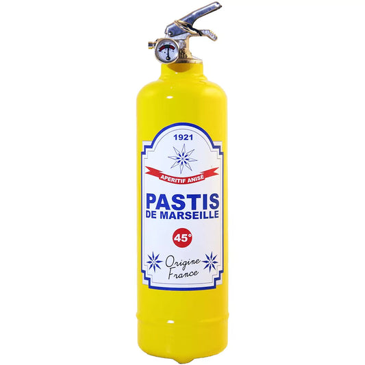 "Extincteur Design Pastis Jaune de Fire Design.