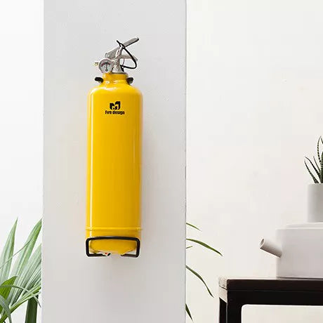 Extincteur Design Pastis jaune