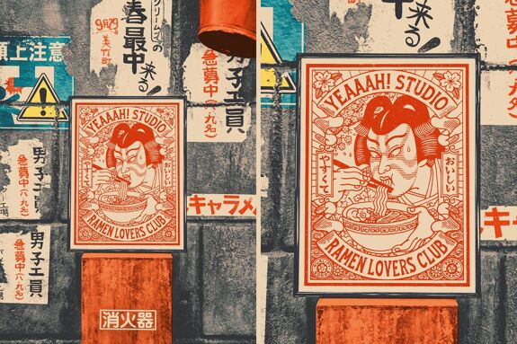 Affiche Ramen Lovers Club 30x40cm