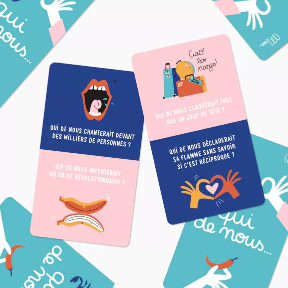 Jeu : Qui de nous... - 25 cartes pour percer à jour vos personnalités !