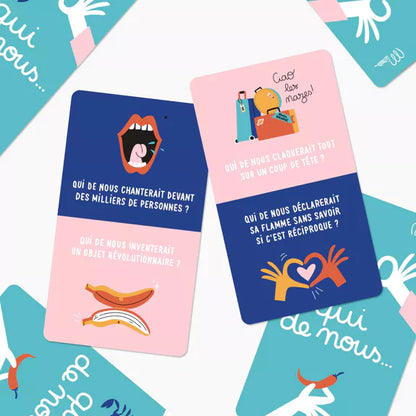 Jeu : Qui de nous... - 25 cartes pour percer à jour vos personnalités !