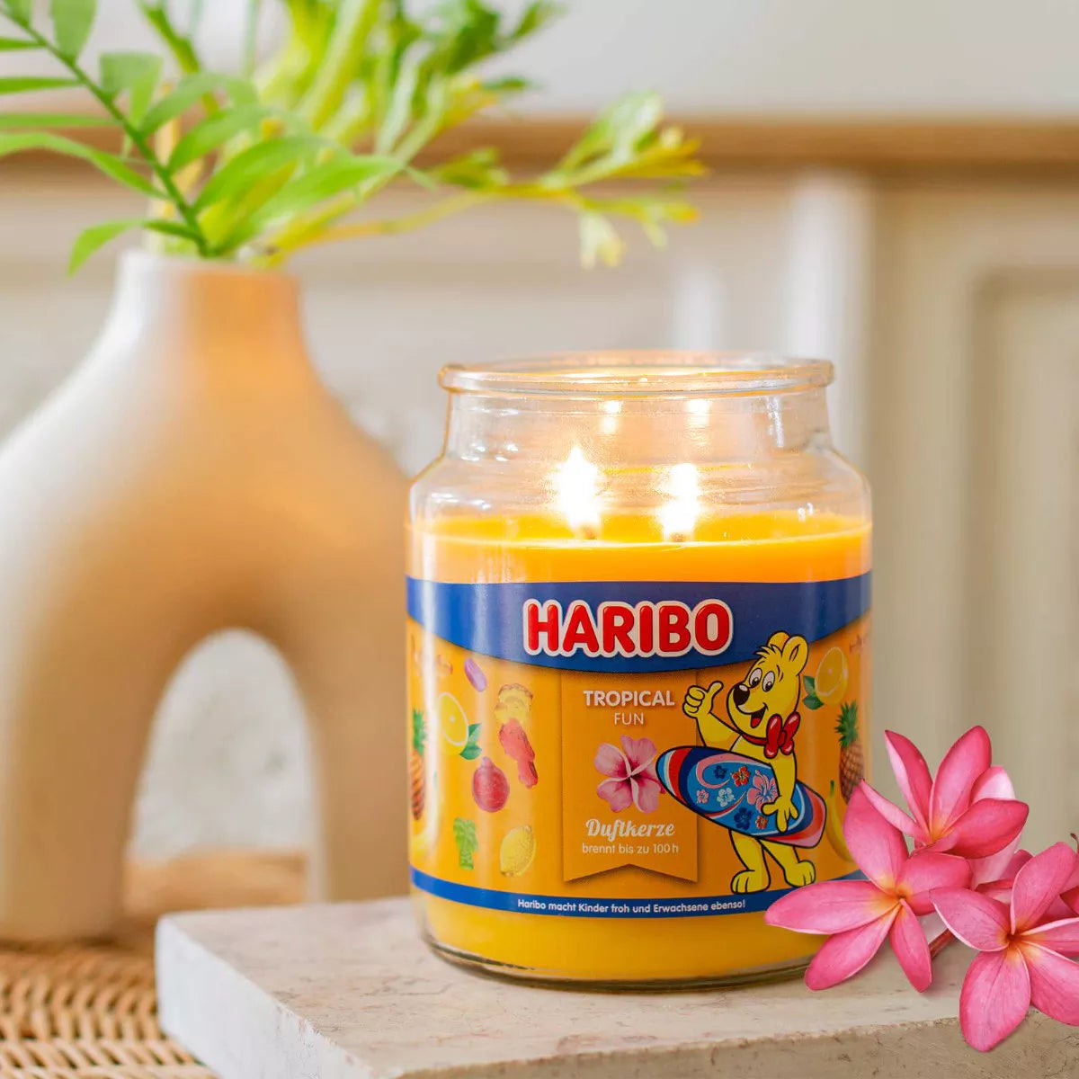 Bougie Haribo Tropical Fun ambiance cosy été