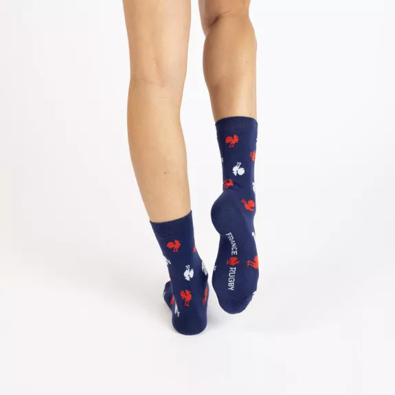 Chaussettes France Rugby - bleu