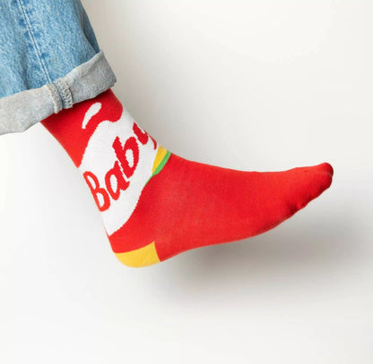 zoom sur chaussette originale BABYBEL dispo sur pitamoon.com