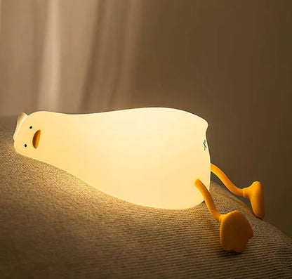 Veilleuse Lampe Canard en Silicone pour Enfants sur Pitamoon - Éclairage Doux et Sécuritaire