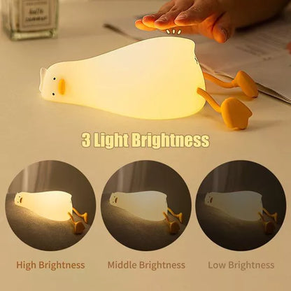 Mode d'Éclairage Doux de la Lampe Canard Veilleuse pour une Ambiance Relaxante