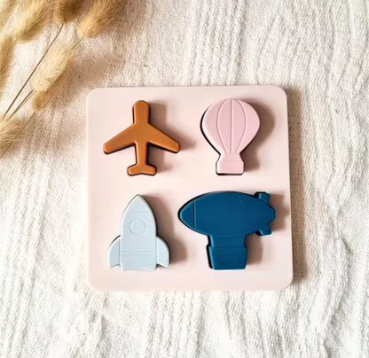 Figurines puzzle silicone - Avion