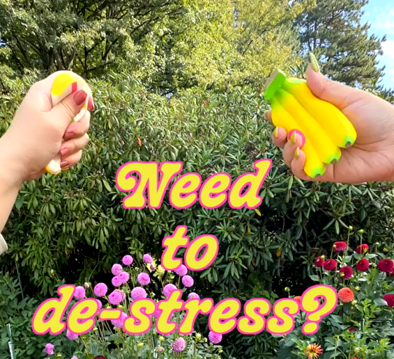 Balle anti-stress - Bananes pour se sentir mieux