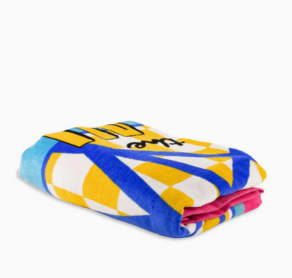 Serviette plage fun sur pitamoon.com