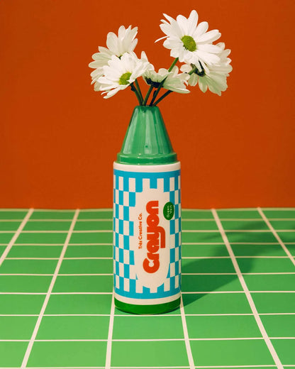 Vase Crayon "Color me happy"